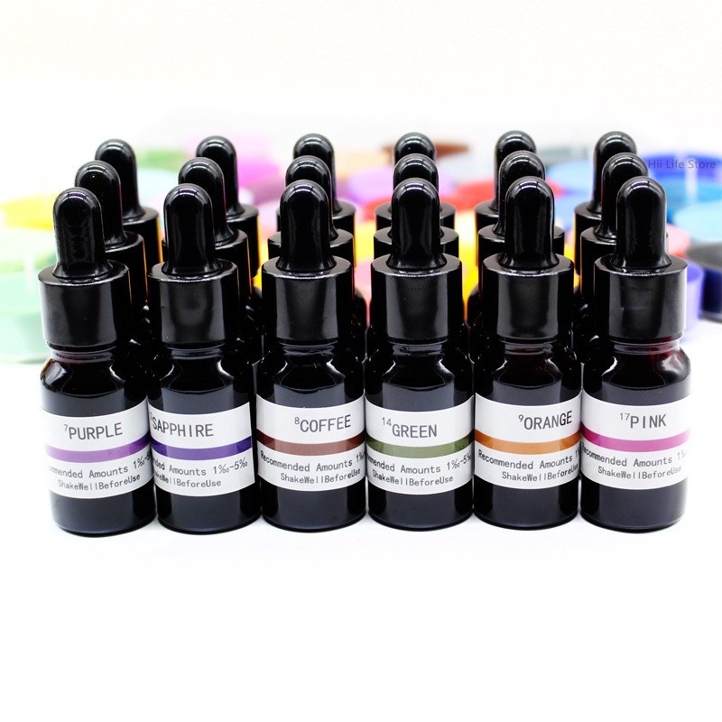 Candle Dye Chip - Colorante Liquido per Candele 10ml, Pigmento