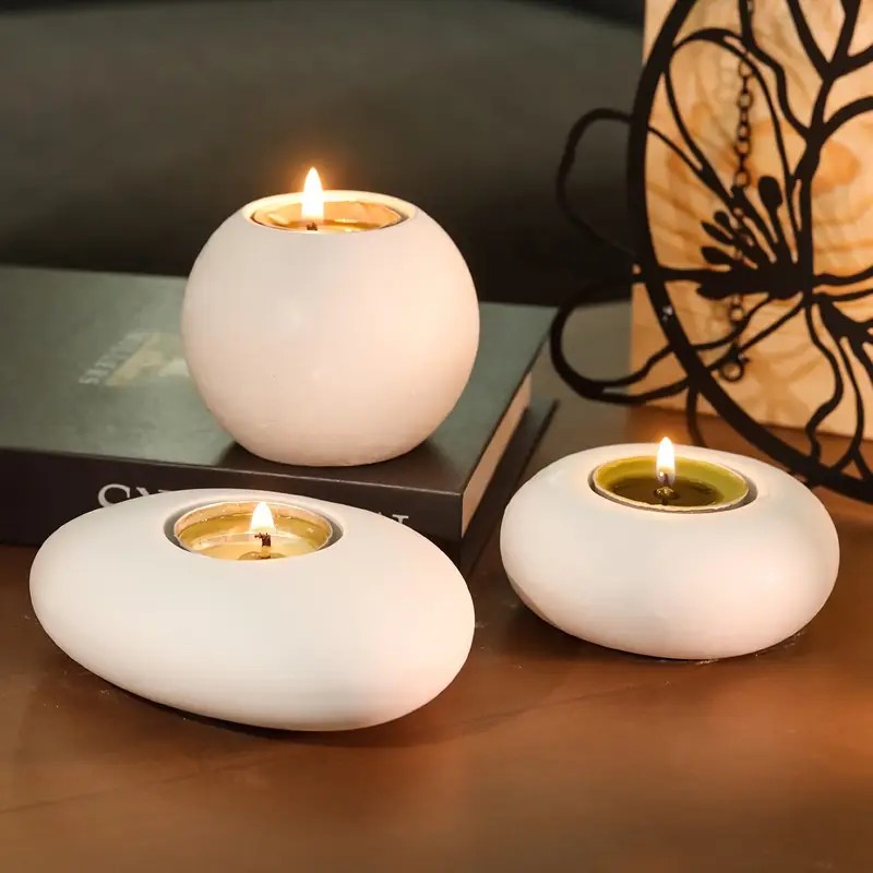 Candle Making Tools - Stampo in silicone per portacandele tealight,