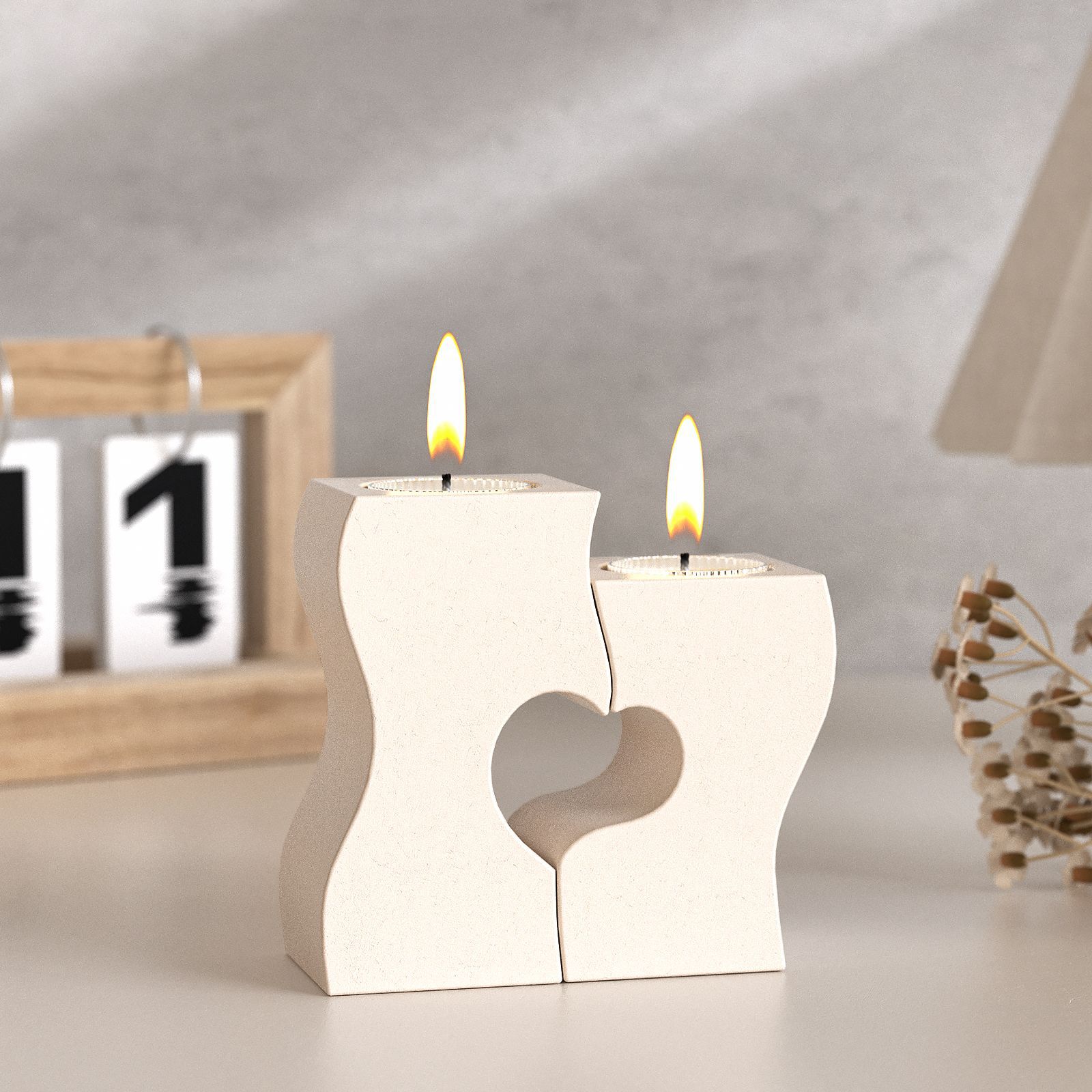 Candle Making Tools - S Cuore Candeliere Stampi in Silicone
