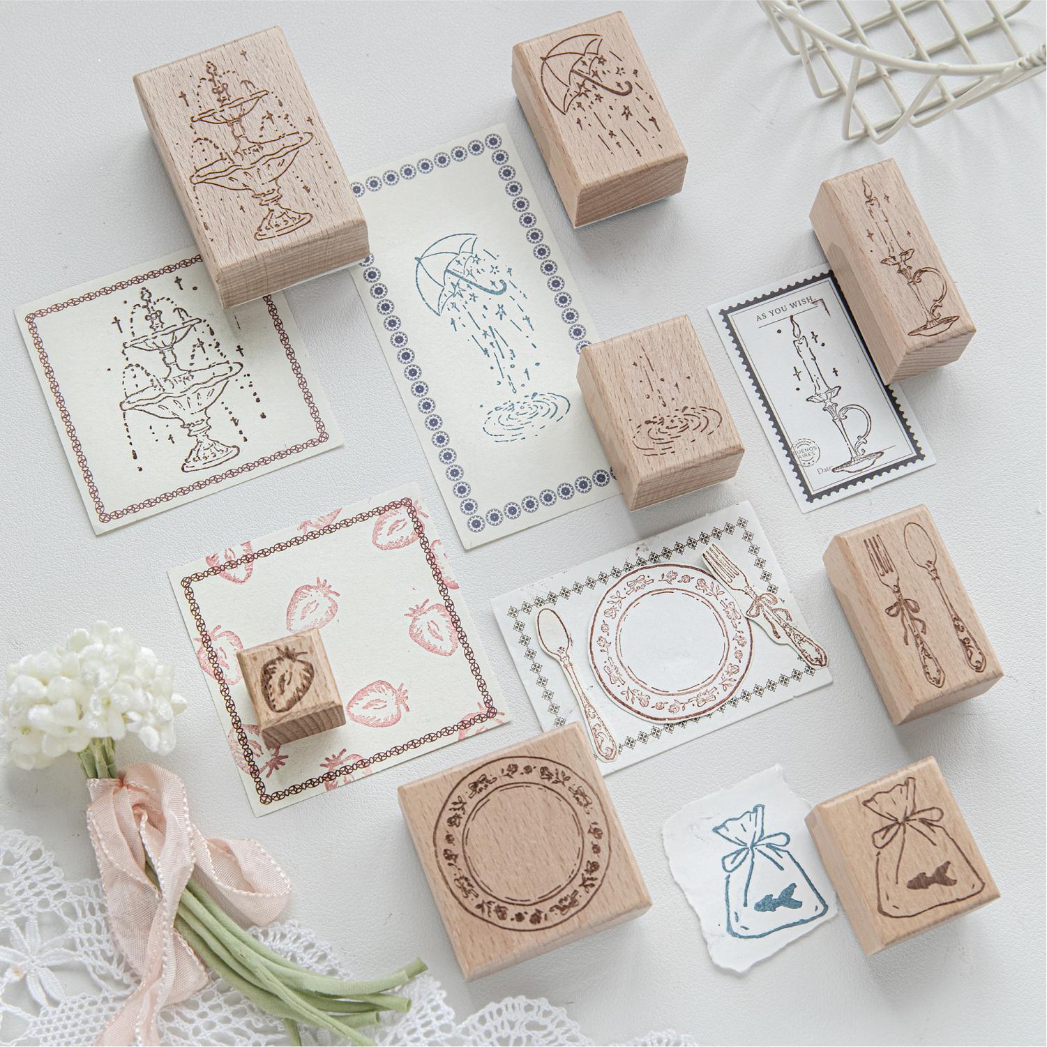 Candle Making Uk - Timbro in legno con design a