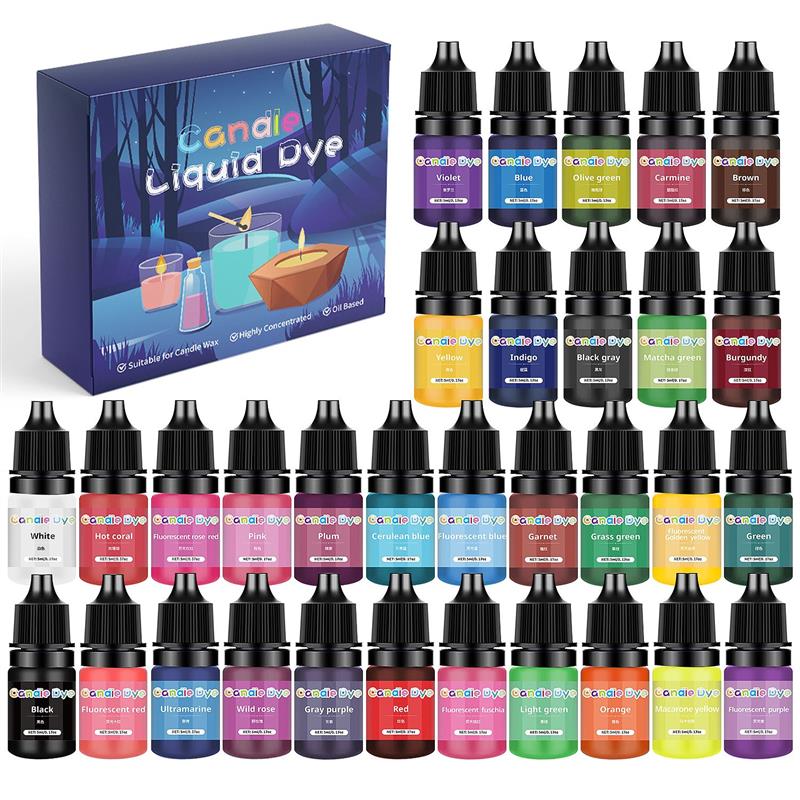 Candle Dye Chip - 36 colori coloranti per candele pigmento