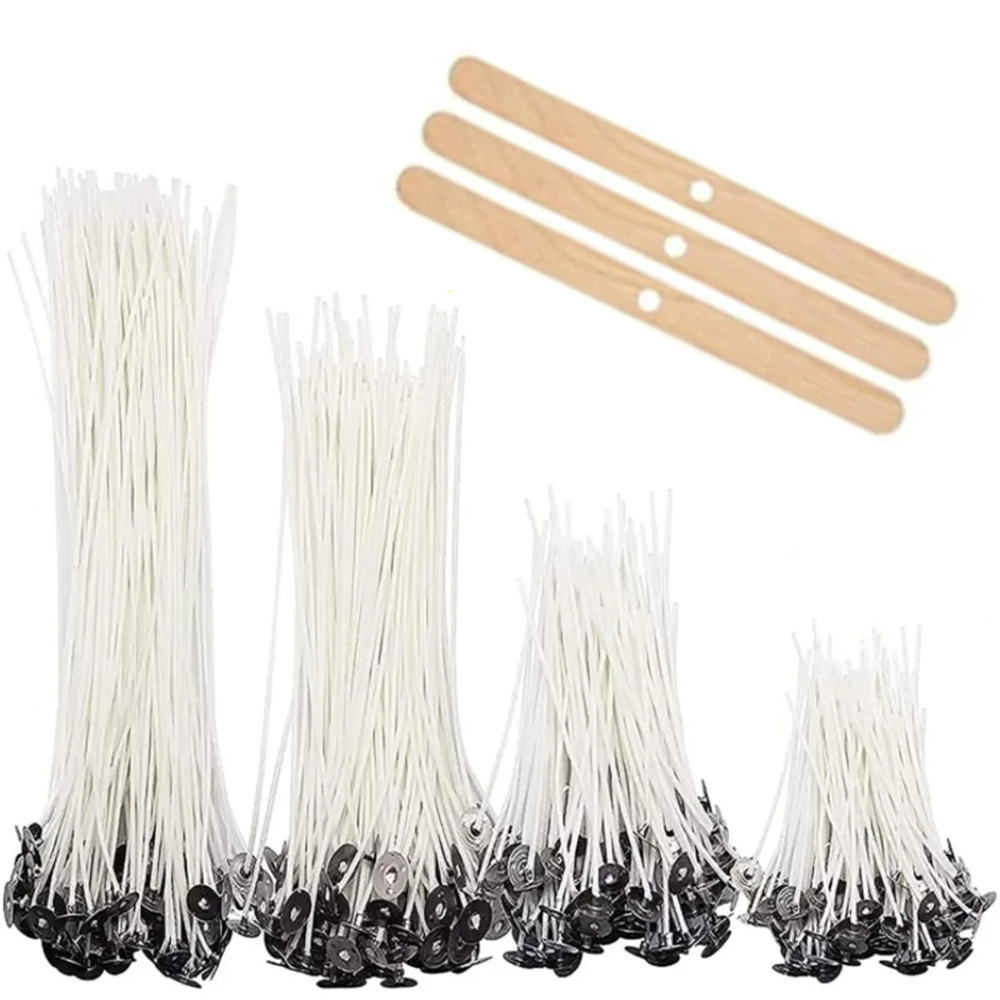 Soy Wax Pillar Blend - 53 pezzi Porta stoppini per candele