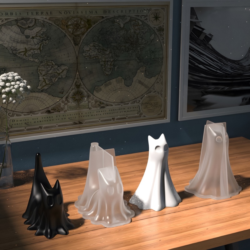Gatto fantasma Halloween Ornam - Candle Making Tools recensione e prezzo