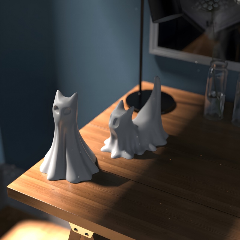 Gatto fantasma Halloween Ornam - Candle Making Tools recensione e prezzo