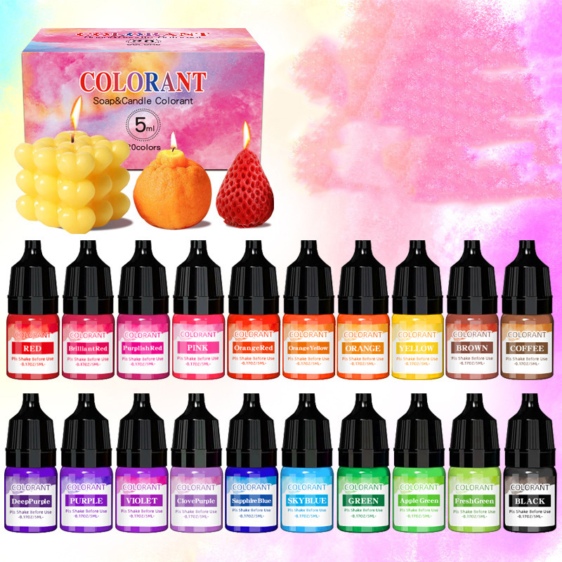 20 colori Candela Coloranti Pi - Candle Dye Chip recensione e prezzo