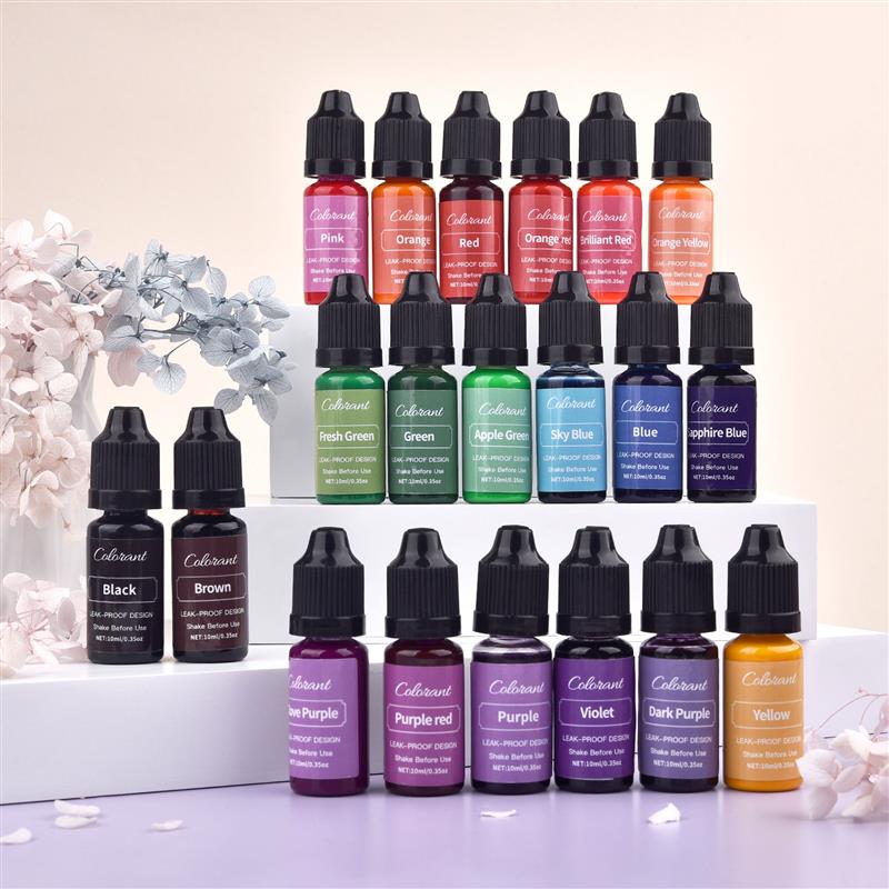 20 colori Candela Cera Pigment - Candle Dye Chip recensione e prezzo