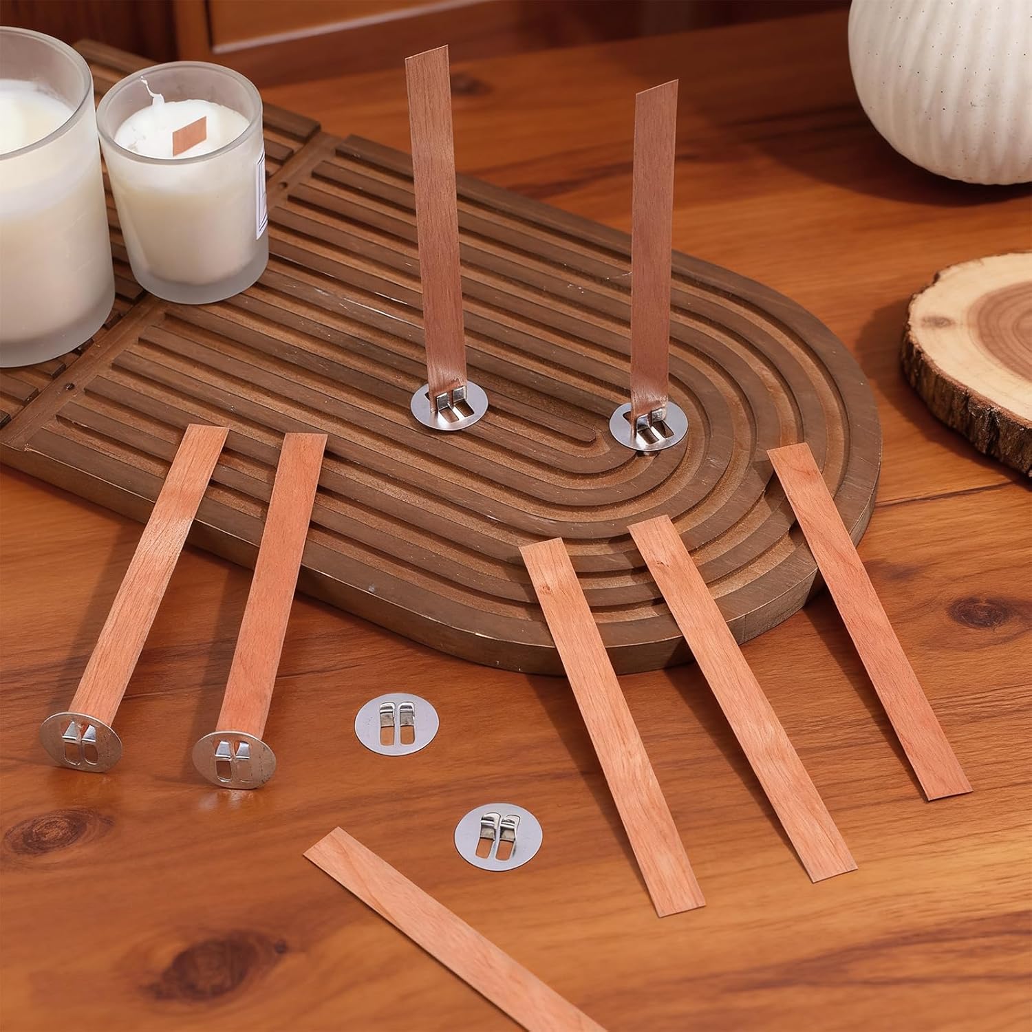 60 Stoppini in Legno per Cande - Soy Wax Pillar Blend recensione e prezzo