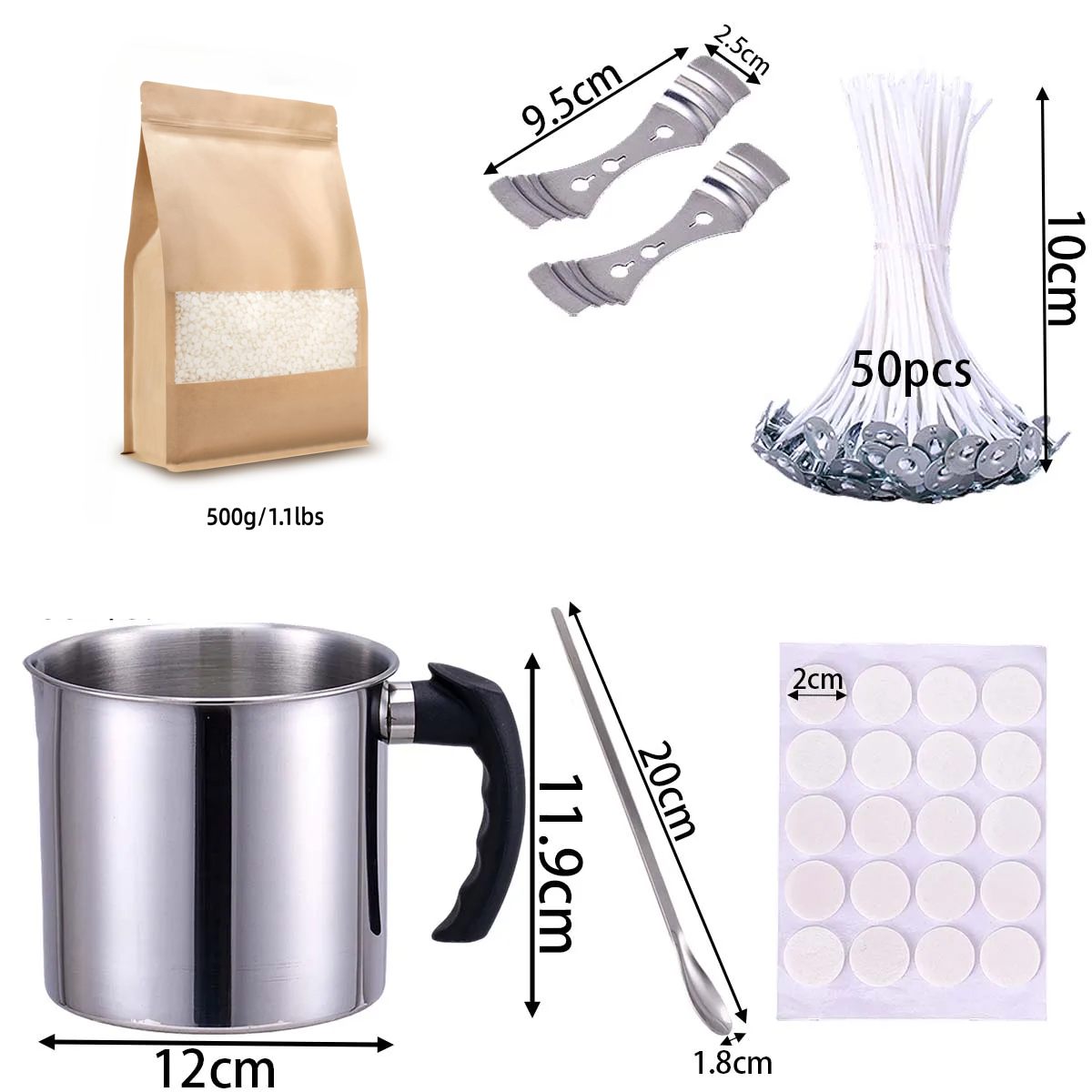 Kit per la creazione di candel - Soy Wax Pillar Blend recensione e prezzo