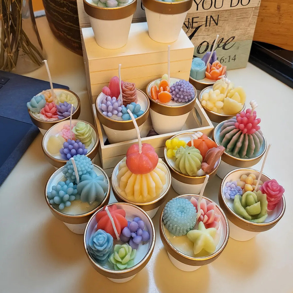 6 pezzi stampi per candele in  - Candle Making Wax Melter recensione e prezzo