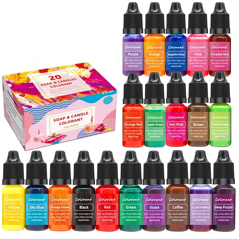 20 colori ad alta concentrazio - Candle Dye Chip recensione e prezzo