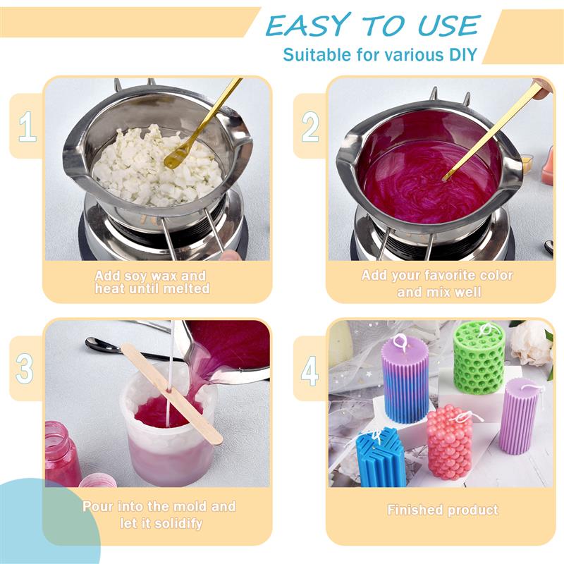 100/500g/1kg Pura Cera di Soia - Candle Making Uk recensione e prezzo