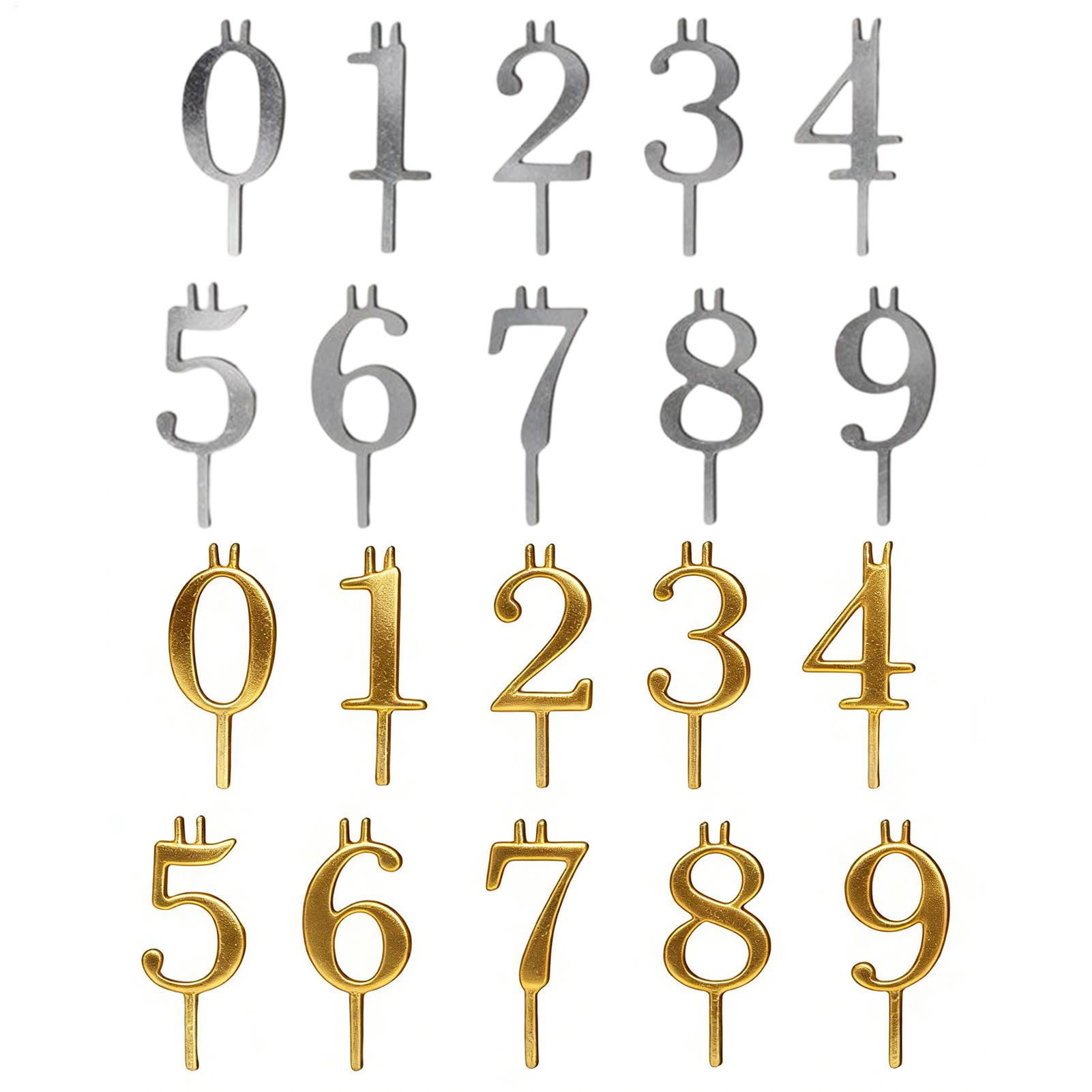 Set di 10 Portacandele Numeric - Candle Making Tools recensione e prezzo